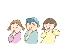 without doingのイラスト